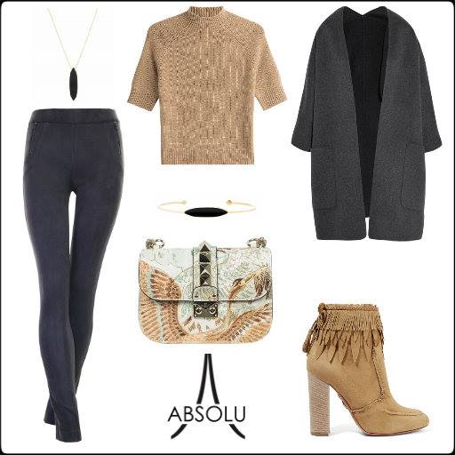 How to wear shinny to work. 
Love this outfit.
Leggings by Absolu Paris
absoluparis-eshop.com/fr/
