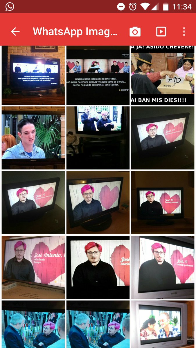 Sra_Galleta's tweet photo. Mi galería llena de "Estoy viendo a tu amigo el del pelo rosa en la tele" 😂 #firstdates241 https://t.co/dSjalxWOiU