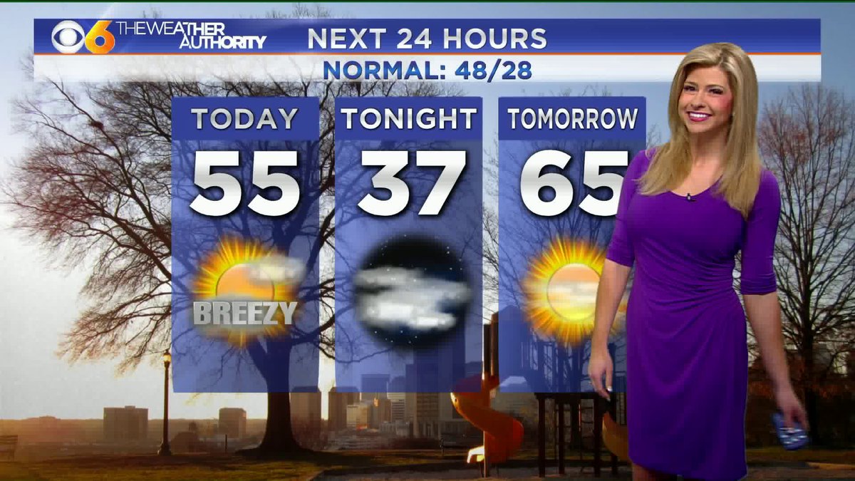 NikkiDeeRay's tweet photo. If you think today is nice... Just wait until TOMORROW! #SunshineAND60s #YesPlease #FavDay #RVA #VA #NNK @CBS6 #WinterWhat #January2017 https://t.co/r4WvjmER6L