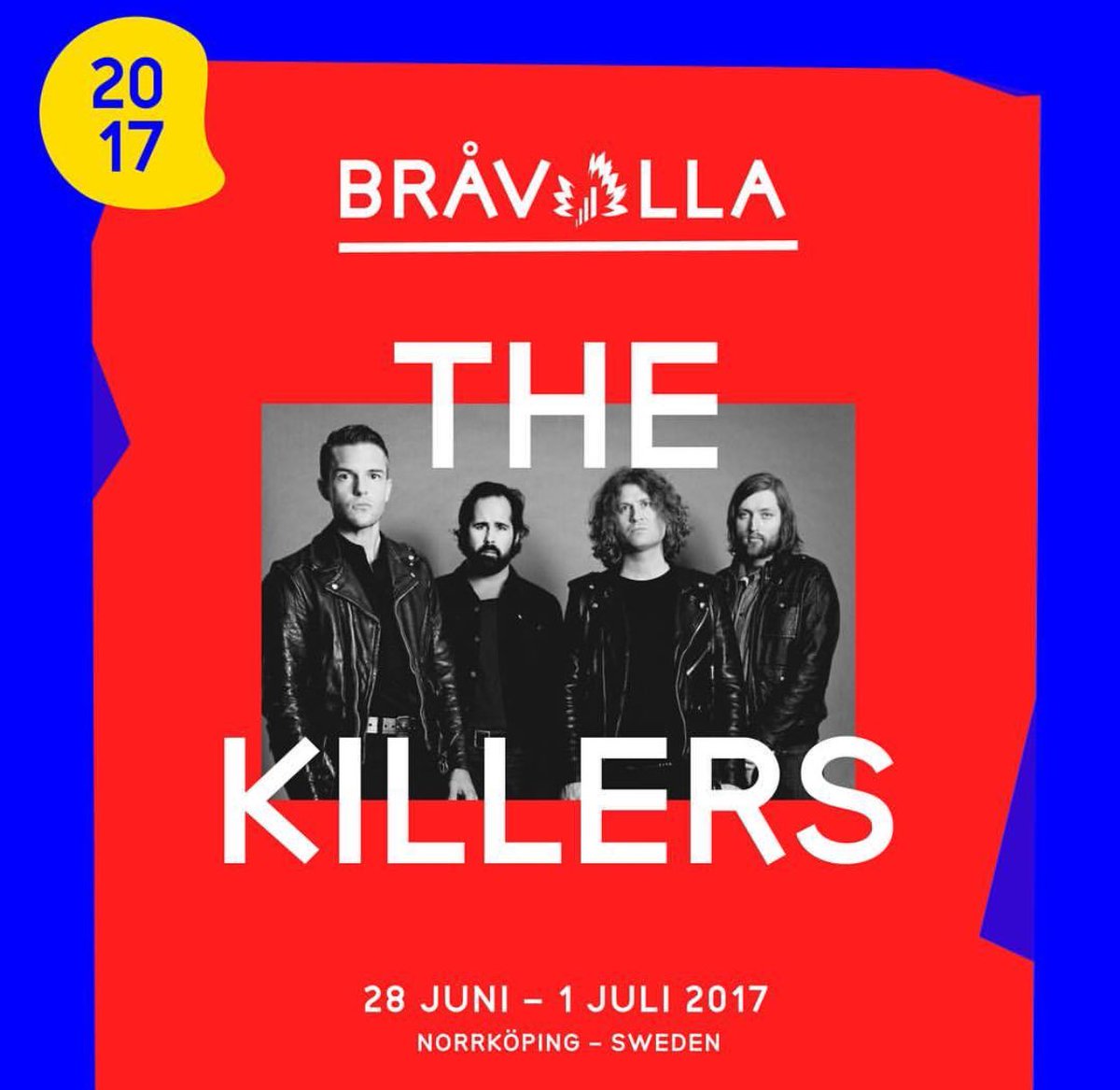 The Killers till #Bråvalla2017! ⚡️⚡️⚡️ Vem ska du gå med? <a href="/thekillers/">The Killers</a>