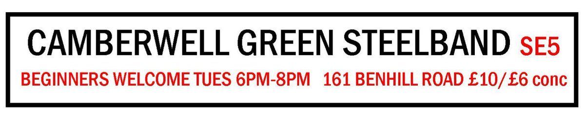 CGSteelband's tweet photo. #steelband sessions tonight in #camberwell beginners welcome @se5 @camberwellblog https://t.co/7cy3jWInkN