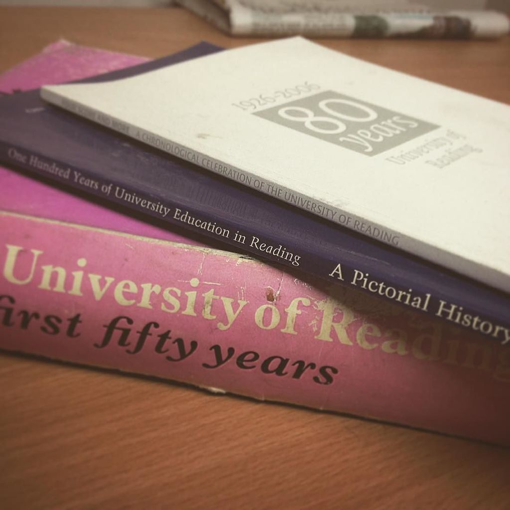 UniRdg_Alumni's tweet photo. A bit of light Reading... #books #university #history #alumni #tradition #research #berksh… https://t.co/hZMqQgGgrh https://t.co/oXV1Tkxdlj