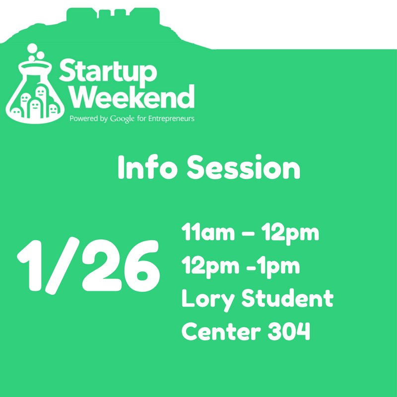CSUChallenge's tweet image. Head over to the LSC to learn more about Startup Weekend and how to #createimpact. col.st/Po2W8