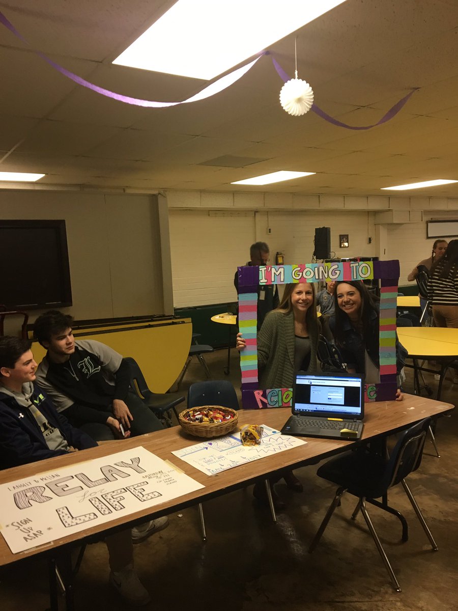 Langley2018's tweet photo. Come sign up for Relay for Life at lunch!!!!!!!!!!!!! https://t.co/T8funtbHjc