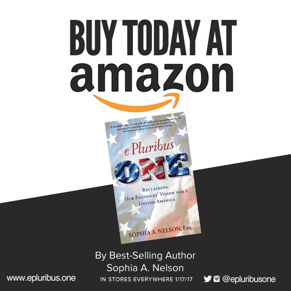 IAmSophiaNelson's tweet photo. It’s lunch time in the East. Morning coffee in the west. Download a copy of @ePluribus1book learn how to #MakeAmericaOne! #womensmarch https://t.co/oPelOwwSXg