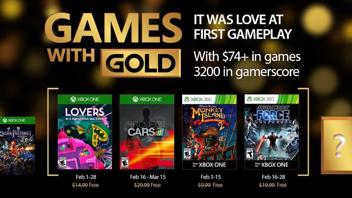 Xbox Live Games with Gold February 2017