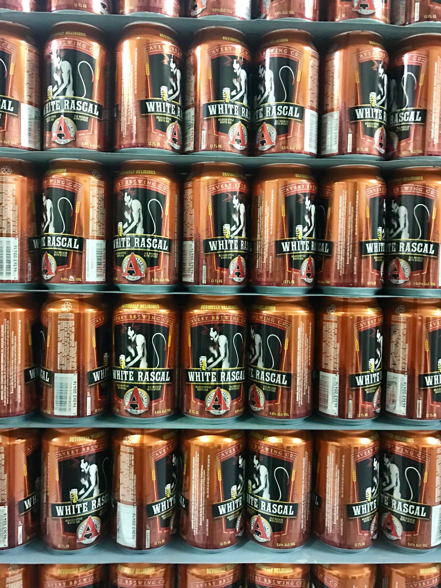 AveryBrewingCo's tweet photo. It's #BeerCanAppreciationDay! Post a photo of your adventure with a White Rascal for a chance to win $25 gift card! Tag #wheresthatrascal. https://t.co/ZmA50P5IO2