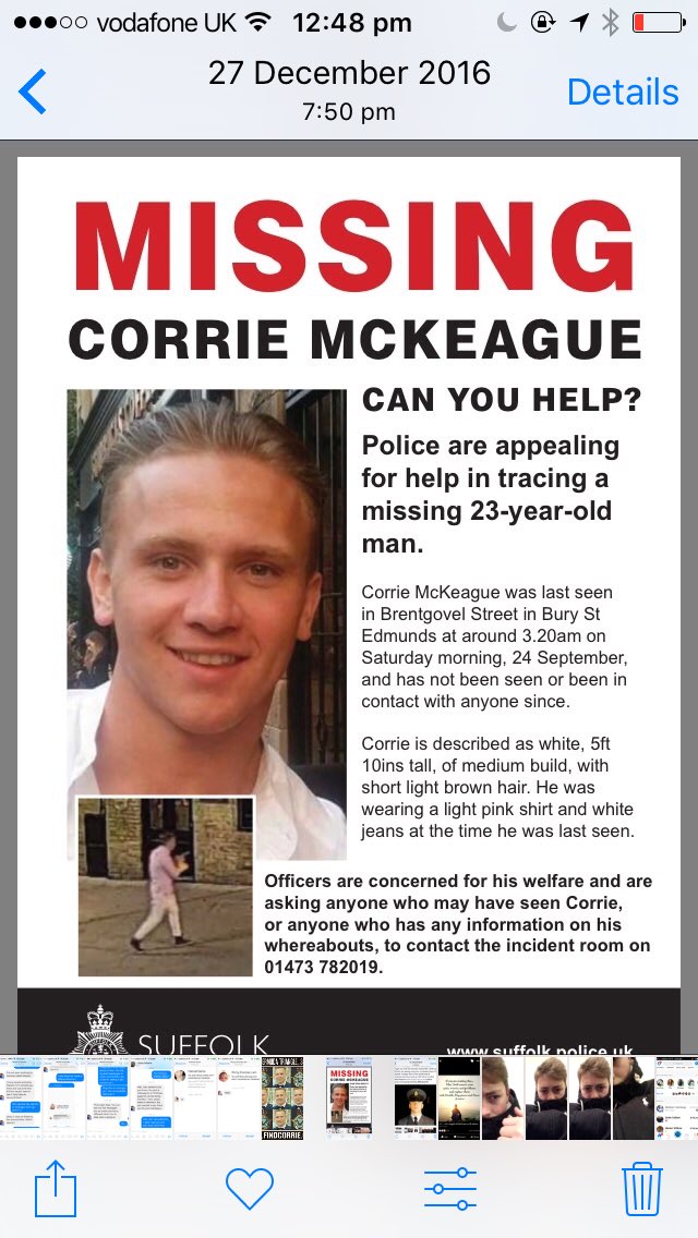 sueandjuwhite's tweet image. @scottjkyle1 please can you RT help keep missing Corrie in the publics eye x #CORRIESSTORM