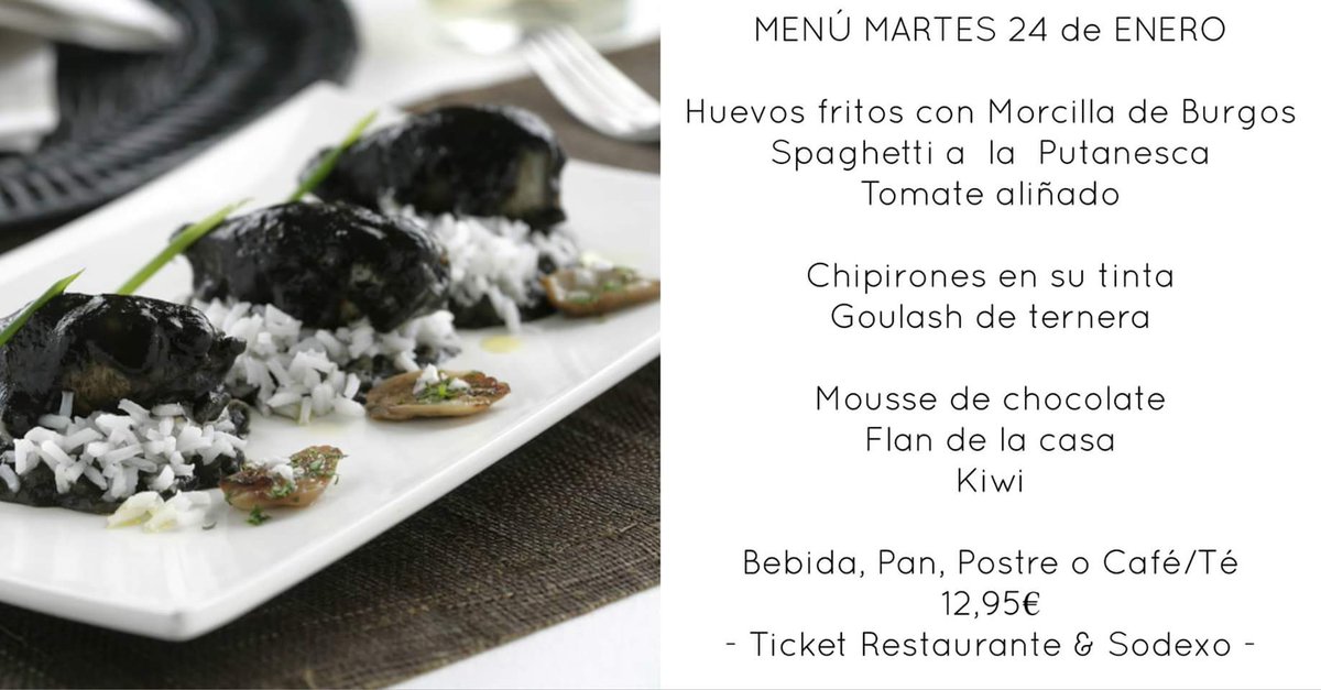 90gradosmadrid's tweet photo. Hora de venir a comer el mejor #MenúDelDía de #CostaRetiro ¡Cómo está todooo! 🔝🔝 #RestaurantesQueMolan #ComerEnMadrid #martes #FoodieTuesday https://t.co/opzxlDfhy6