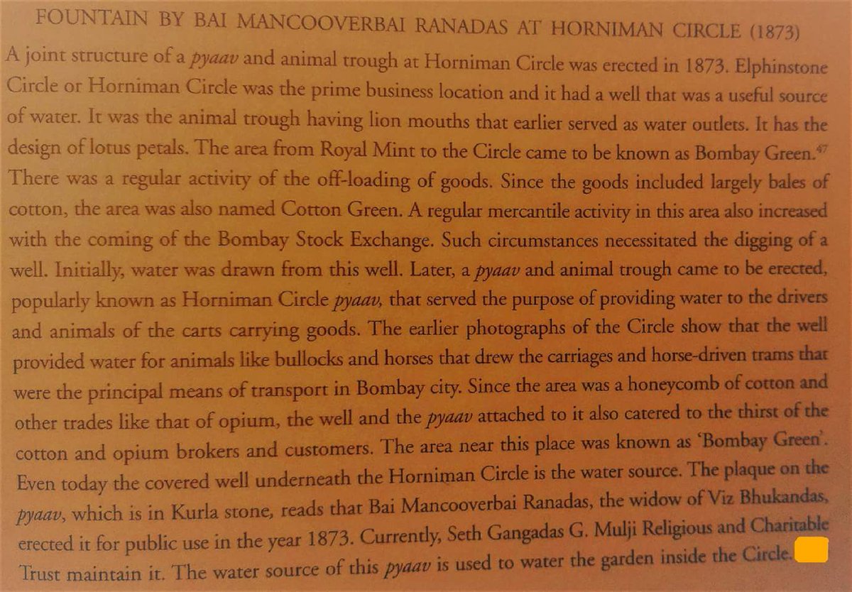 MumbaiPyau's tweet image. This week's Pyau. The one near Asiatic Library. Text Exploring Water Heritage book. Pics by @rajtoday