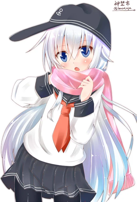 マフラー響ちゃん描きました! 