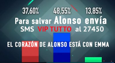 Nuestro apoyo total para #SalvarAlonsoGhvip5 y sus sentimientos hacia <a href="/EmmaOzores/">Emma Ozores</a>... VIP TUTTO 27450 #VipDirecto #GHVIP5