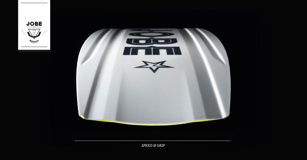 The Jobe Breach: for Speed &amp; Traction. Deep channels that run from tip to tail ensure traction; the narrowed tip &amp; tail make it fast as hell