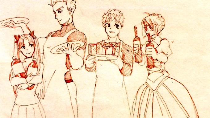 昨日のらくがき 