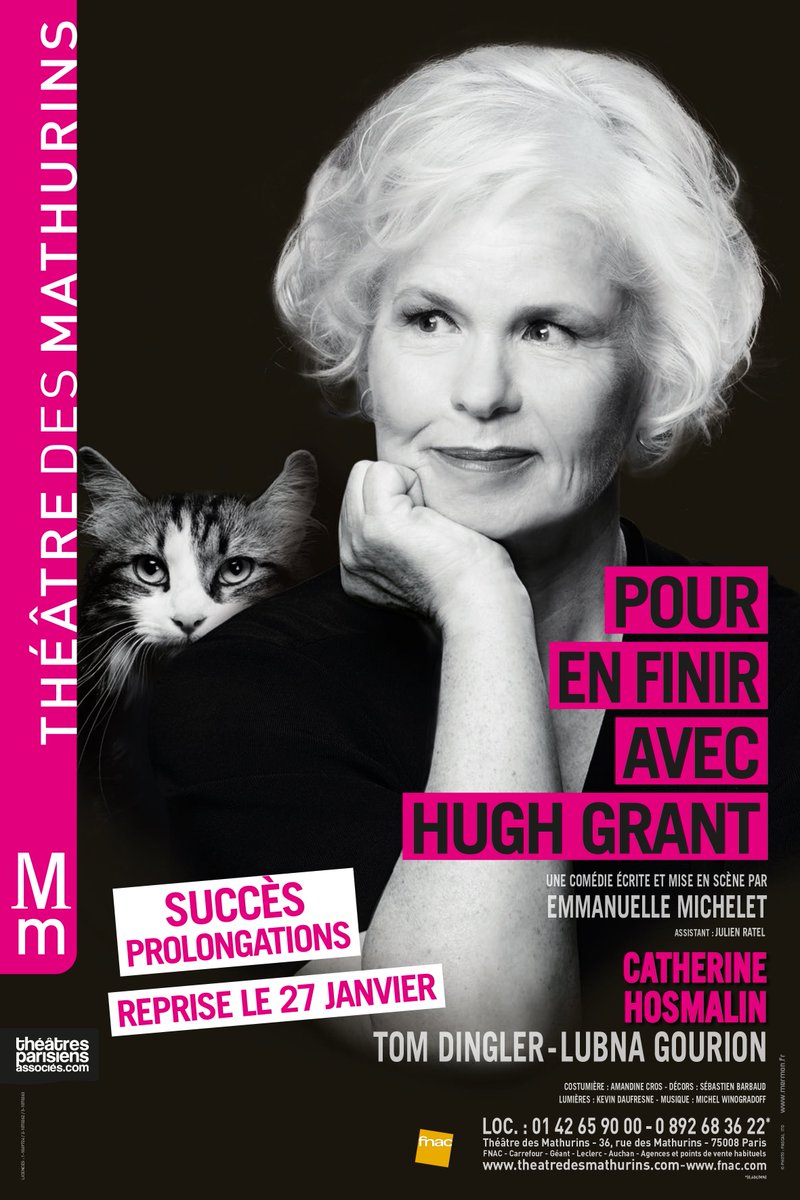 EnFinirAvecHugh's tweet photo. Bonne nouvelle !! 

On revient sur les planches du théâtre des Mathurins, le vendredi 27 janvier à 21h ! 

Vous venez ?
🎭😃 #theatre #Paris https://t.co/5w3YsFX6Iq