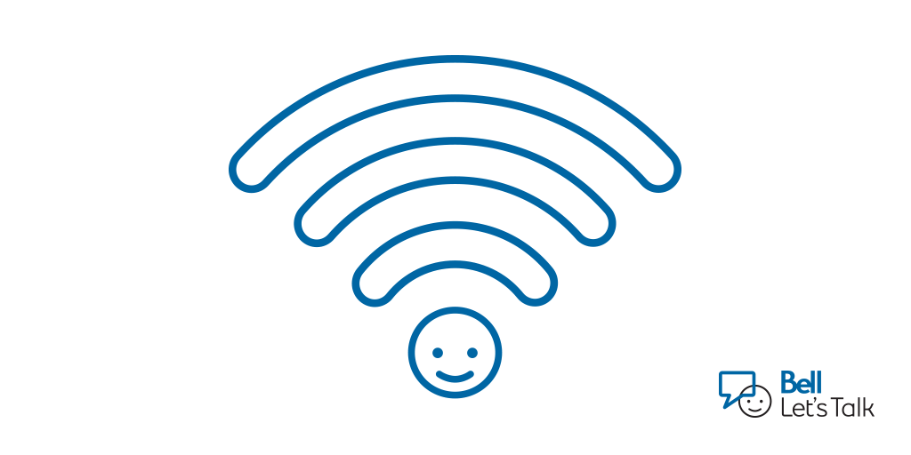 Connect and tweet. #BellLetsTalk