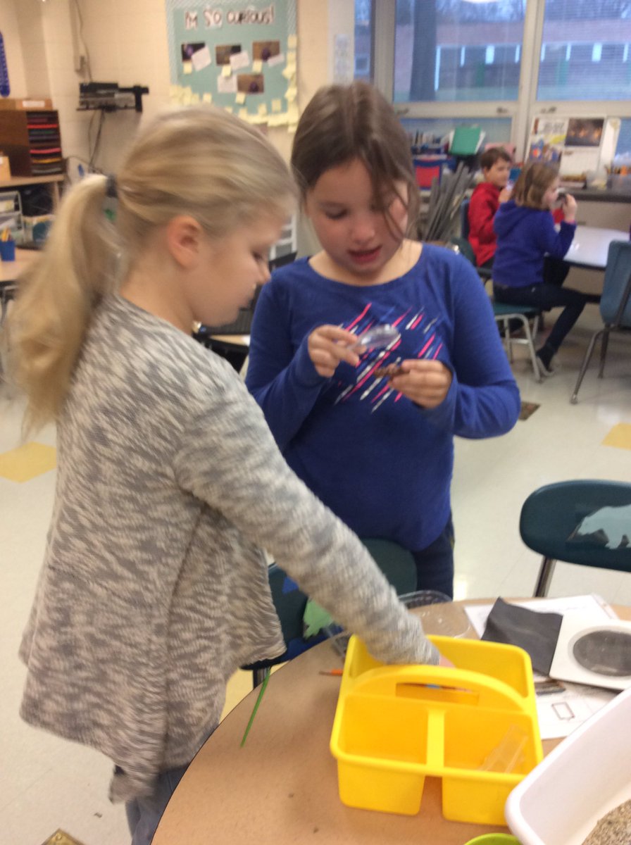 VlahakisClass's tweet photo. We are really curious about fossils! We are investigating on our own to learn more #cherokeescience https://t.co/HJMFO7sF3P