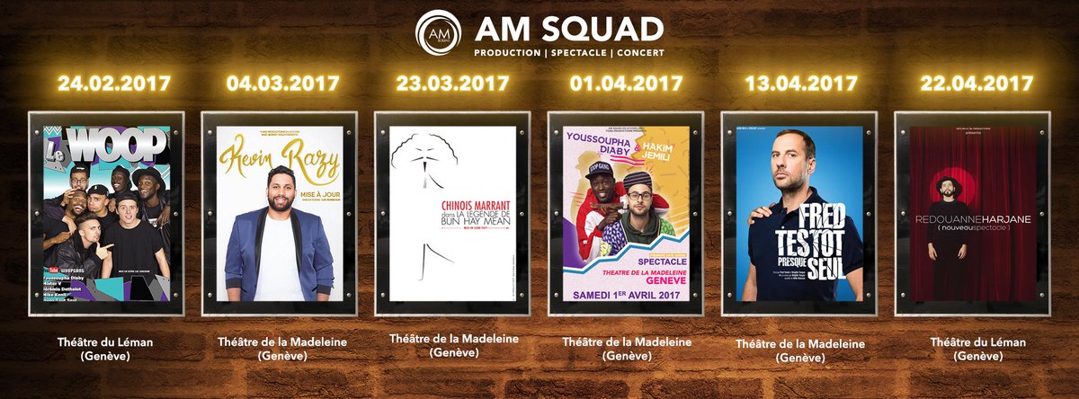 LeninArul's tweet photo. Nos 6 premières dates à Genève. #lewoop #misterv #fredtestot #chinoismarrant #redouanneharjane #kevinrazy #hakimyouss #Geneve https://t.co/HswjrKFfRc