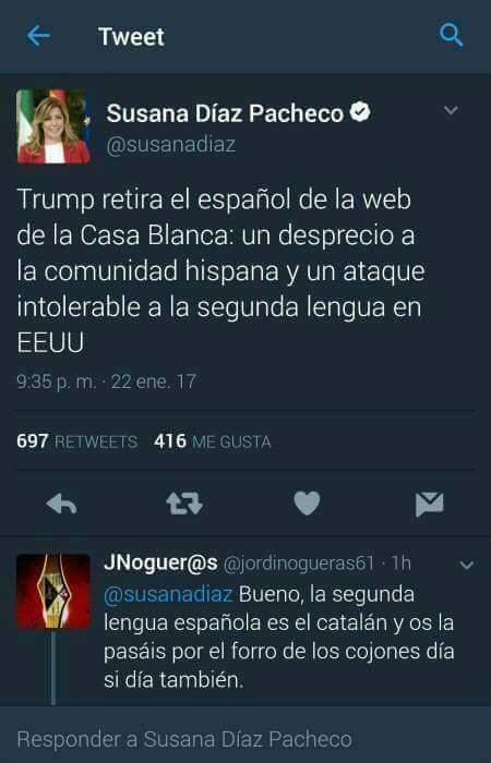 AndreaaPinto's tweet photo. Muy fan de la respuesta. https://t.co/piJESKmDSq
