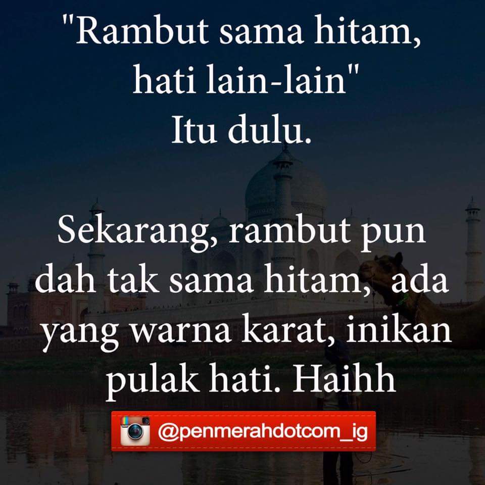 rambut sama hitam hati lain lain