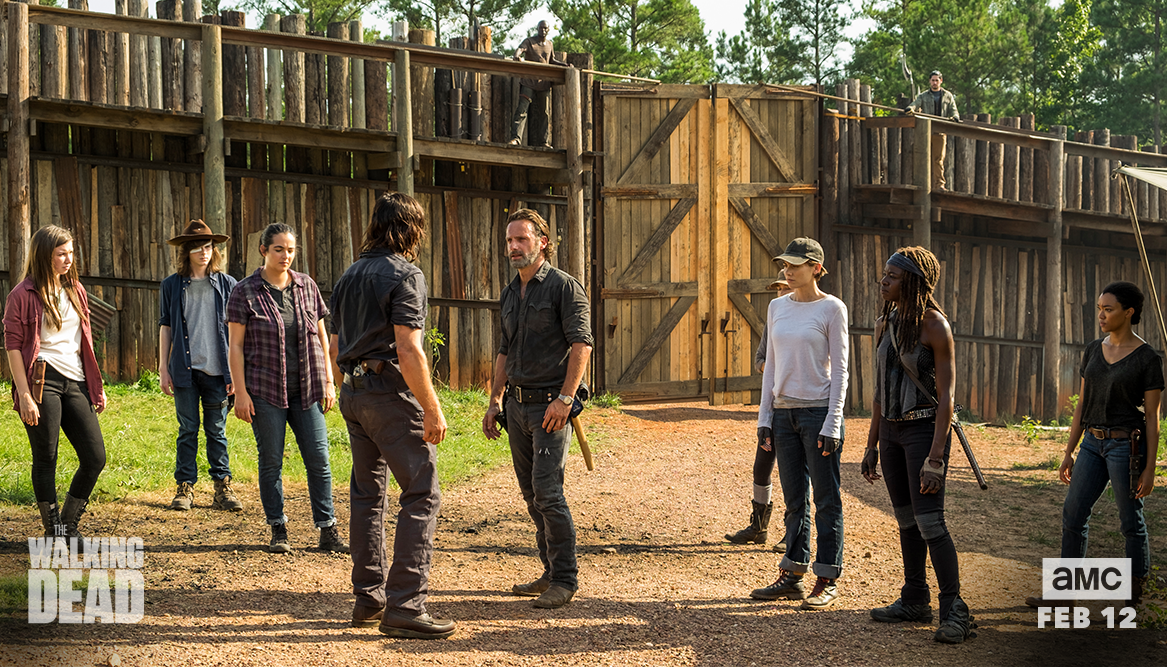 WalkingDead_AMC's tweet photo. Rally your friends and RISE UP for the return of #TWD on Feb 12. https://t.co/ZhW1KPH1nQ