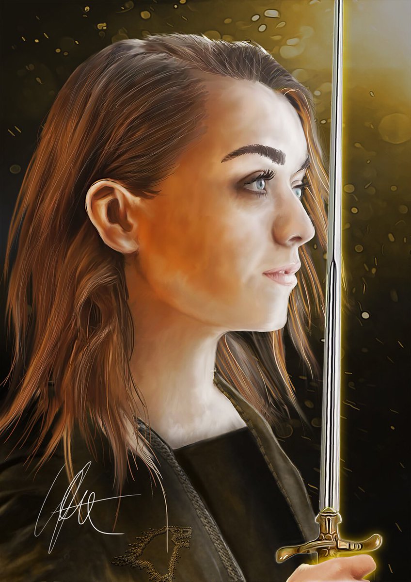 "Arya Stark" - [Digital Painting] #GameofThrones