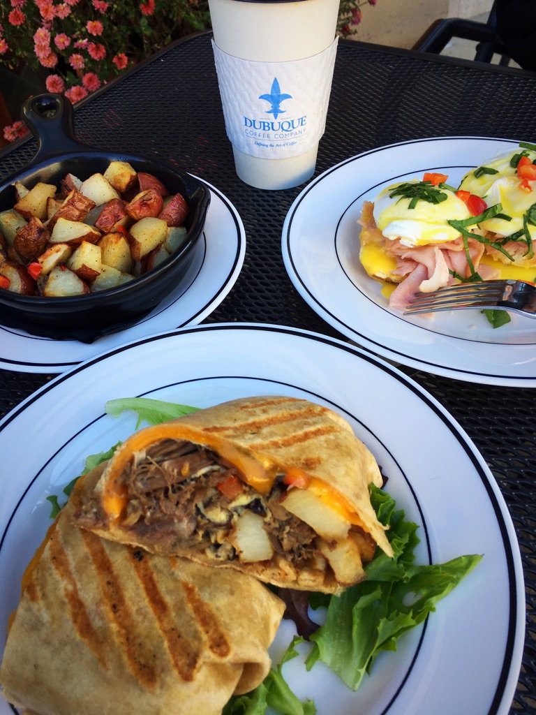 Nadoz Cafe Chef Austin's Short Rib &amp; Egg Breakfast Burrito #breakfastofchampions #breakfastallday #stleats