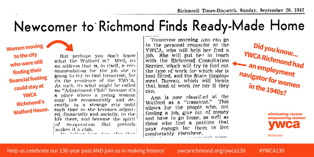 YWCArva's tweet photo. We're so proud to share this gem from the #RTDNews archive! 
Join the #YWCA130 challenge to #empowerwomen: https://t.co/YkRNKcNnIZ https://t.co/PVeOLVtK81