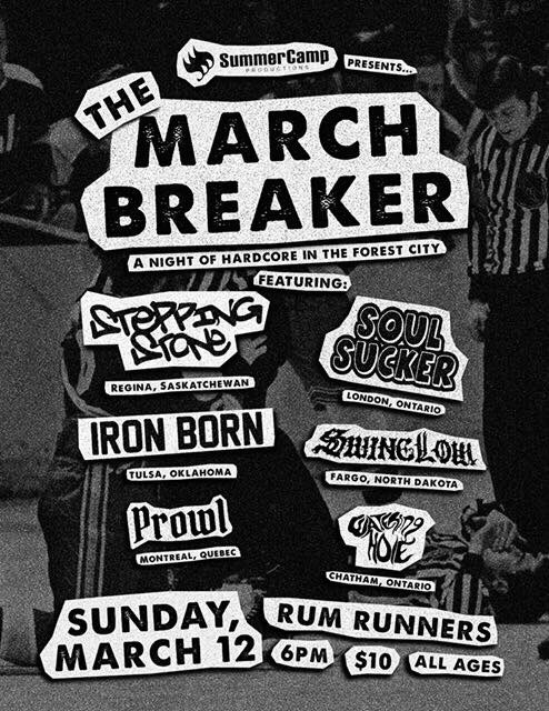 Our next hometown show is stacked! So many rad bands, let's get it. #forestcityhardcore