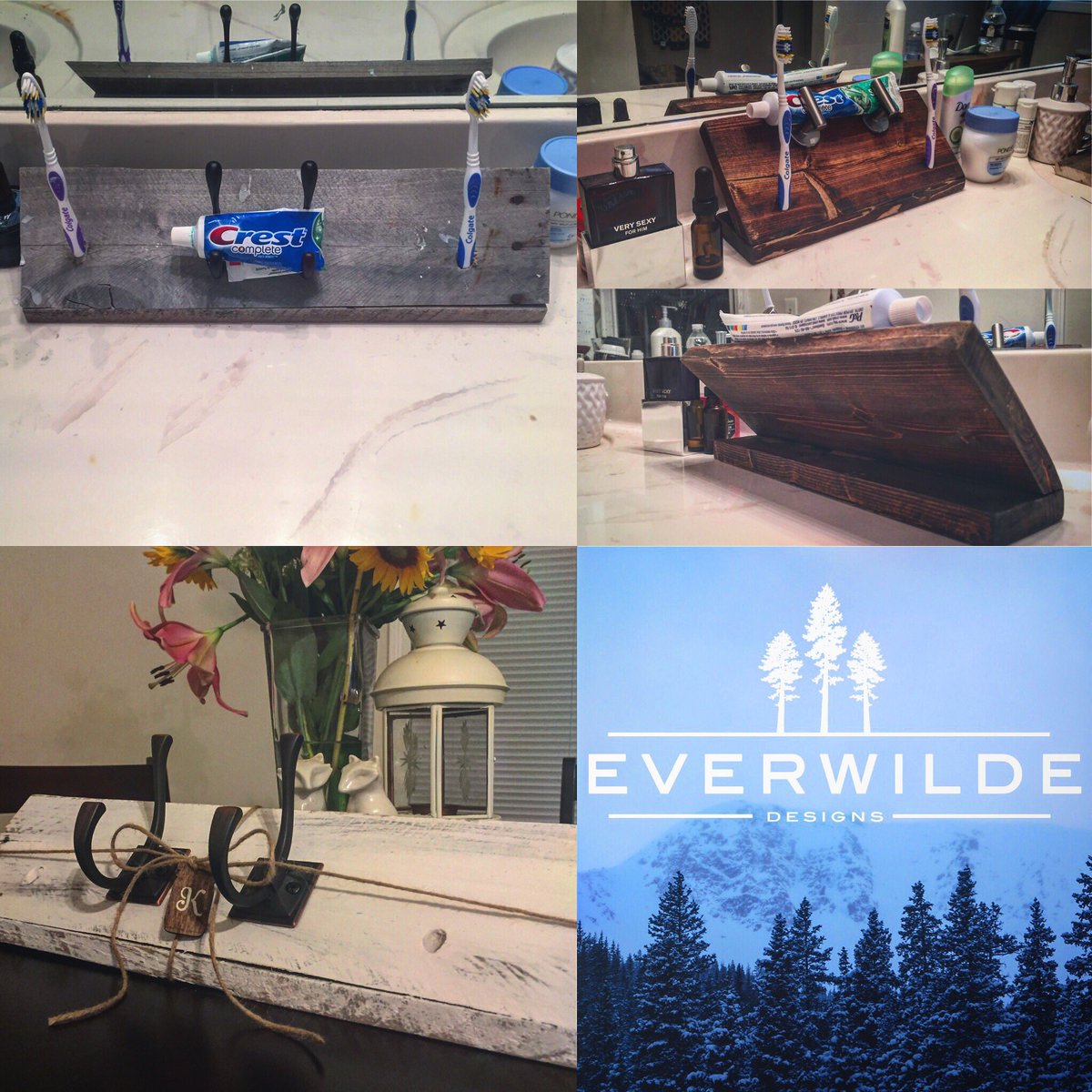Everwilde_'s tweet photo. Officially for sale! Hand crafted toothbrush holders by #everwildedesigns. Email for inquiries. #dowoodworking #woodworkig #diy #handmade https://t.co/qxG8RWwzxB