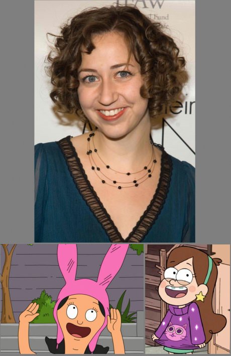 Happy birthday to Kristen Schaal, the voice of Louise Belcher and Mabel Pines! -  