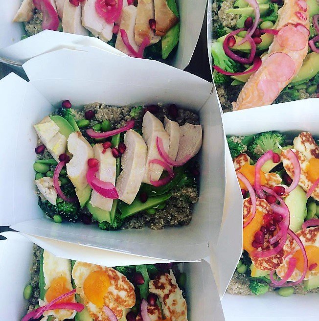 SpringGreenLDN's tweet image. Spring Green's lunches for tomorrow - LA Sunshine Boxes! #lunch #nutrition #healthy #foodie #healthyeating #londoneats #eatbeautifully