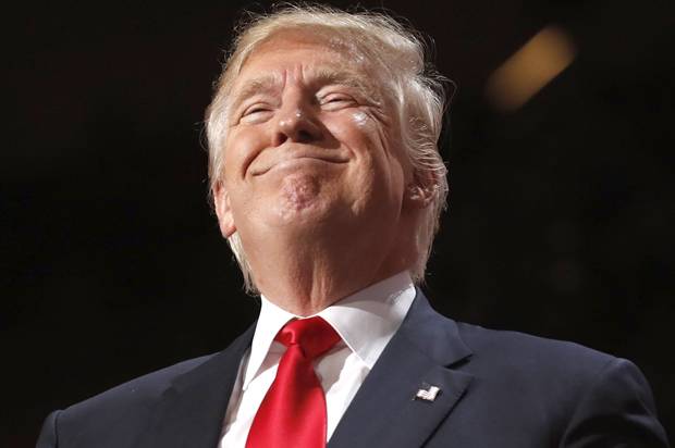 Salon's tweet image. Trump just wants us to dominate everyone and rule the world ow.ly/i7w2308iSet