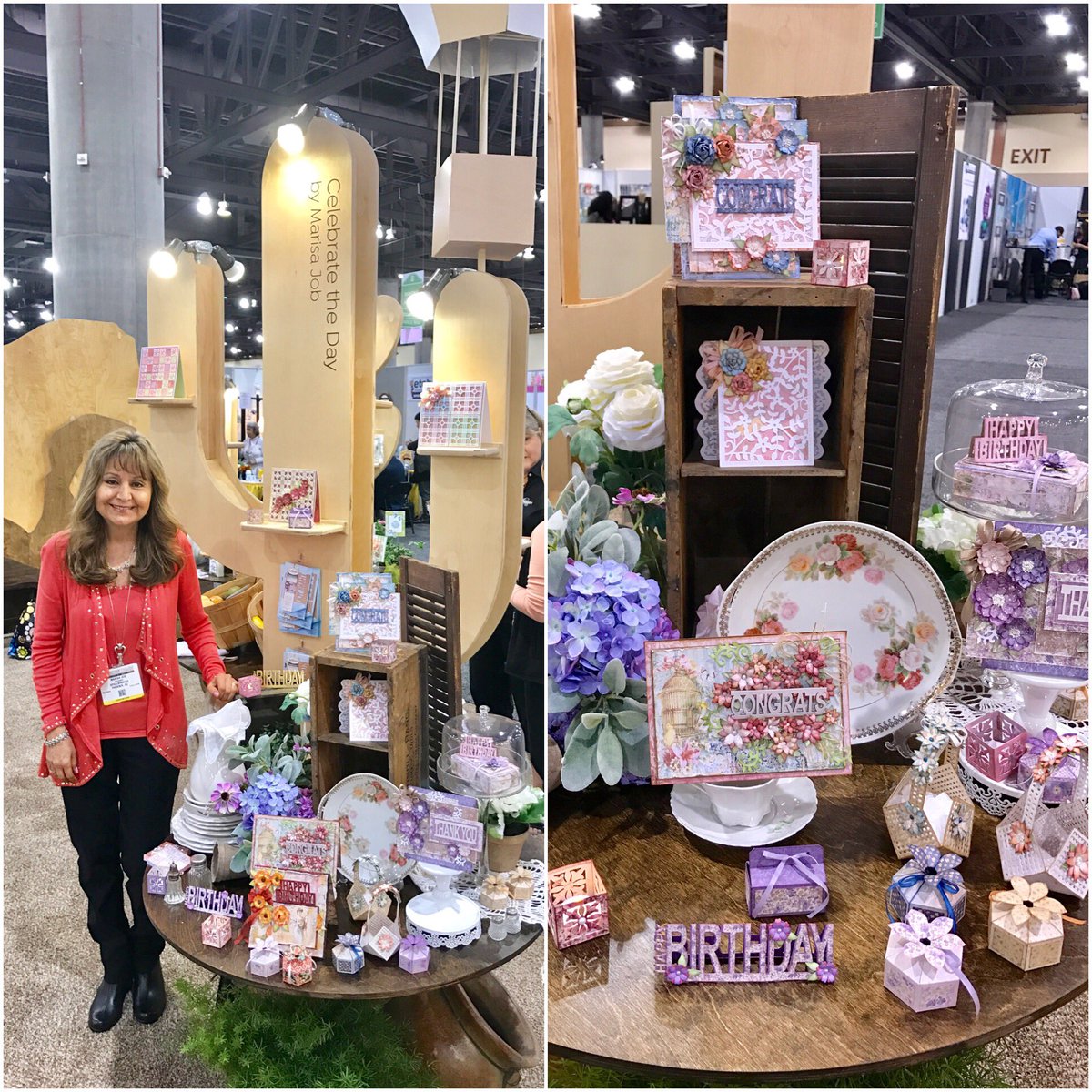 MarisaJob's tweet photo. My new Spellbinders collection Celebrate the Day. CHA  Phoenix #creativation2017 @Spellbinders https://t.co/nfEFNpkSKt