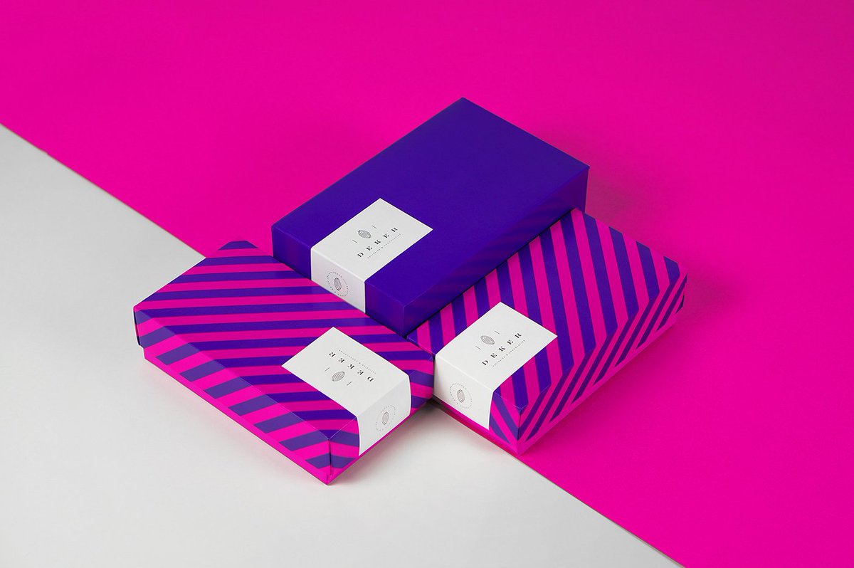 ArtyWebzine's tweet photo. #Branding exquis pour le pâtissier-chocolatier DEKER ! C'est signé @lesstudio @MartynaWedzicka et Gosia Perkowska https://t.co/ZtSvRpLOcU