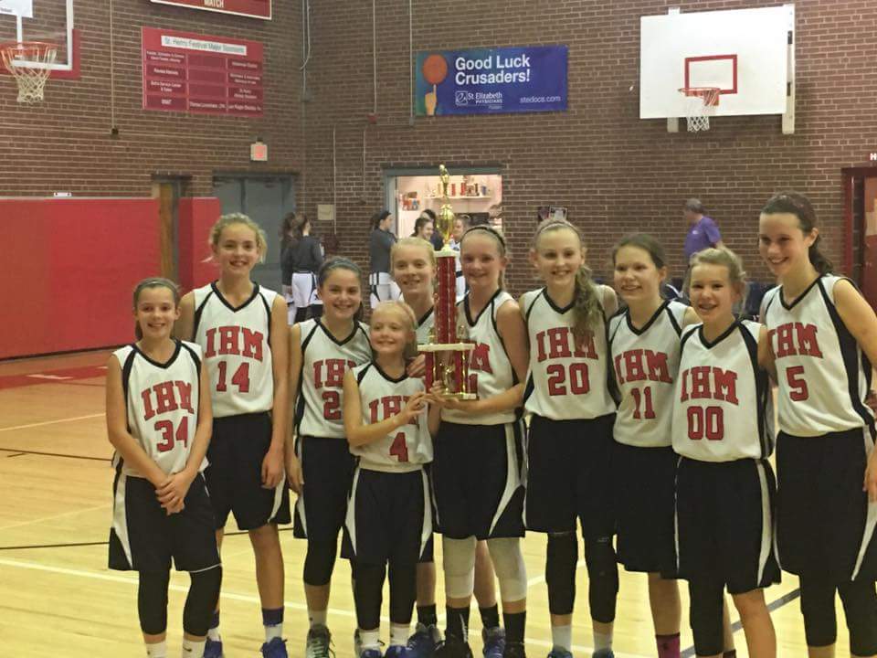 IHMSAINTSKY's tweet photo. Winning....Saints had a great weekend on the court...2 championships brought home. 8th boys and 6th girls! #ihmreachhigher https://t.co/GEQZV5wiDC