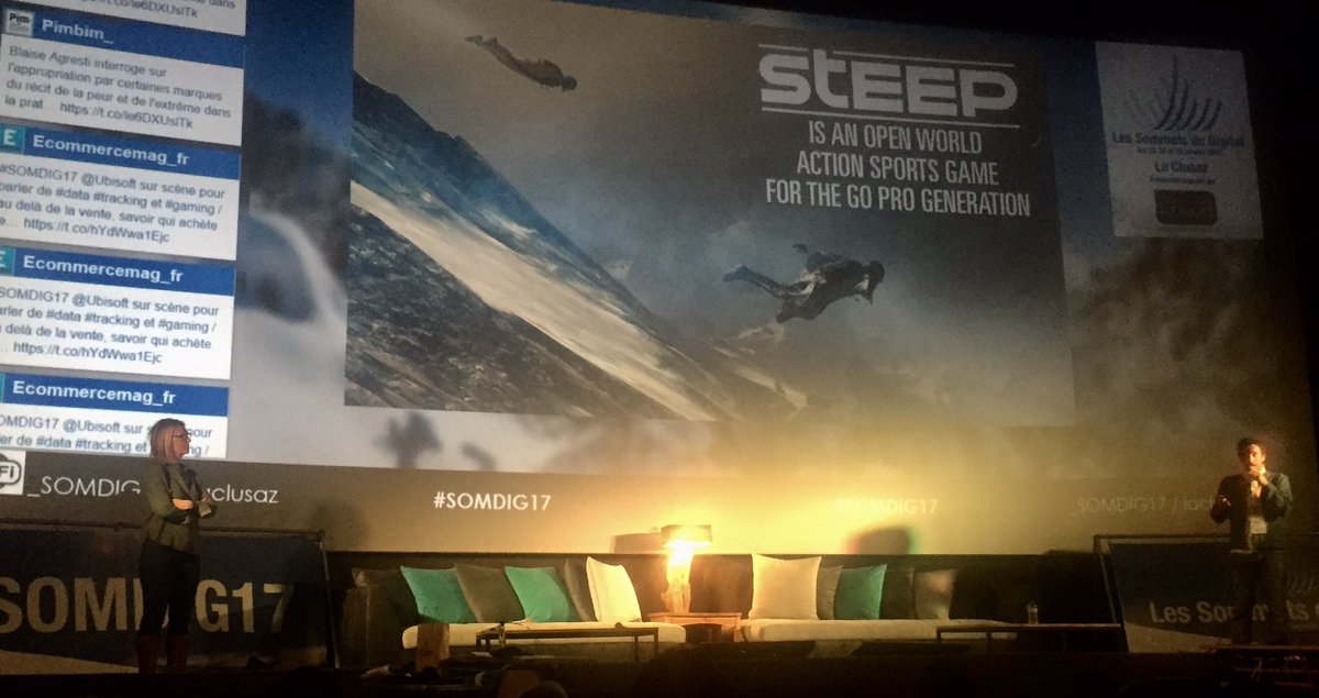 #SOMDIG17 - Kudos à #Ubisoft <a href="/RebeckaCoutaz/">Rebecka Coutaz</a> pour Steep et l'engagement de la communauté afin de ciseler le jeu de montagne ultime
