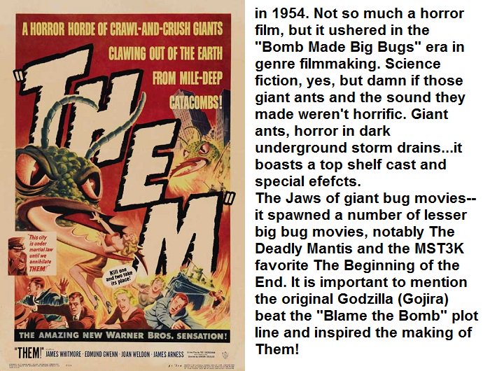 DeathHouseMovie's tweet photo. #Horror 101: Them! (1954). Science fiction gets scary with this "bomb made big bugs" classic. Have you seen it?
#DeathHouse #KnowYourHorror https://t.co/dZSeOcLQZk