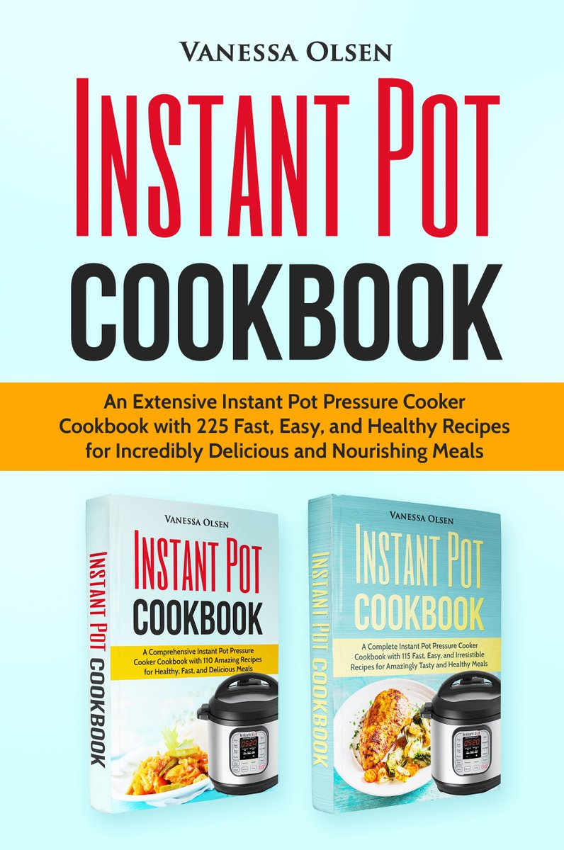 HHCooking's tweet image. @FREE FOR TODAY ONLY! Instant Pot Cookbook by Vanessa Olsen with 225 recipes. amazon.com/Instant-Pot-Co…
