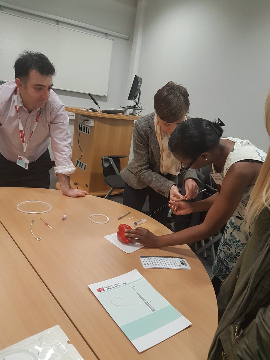 Seldinger chest drain practice with Rory Stuart and Robin <a href="/RWT_NHS/">The Royal Wolverhampton NHS Trust 🏥</a>