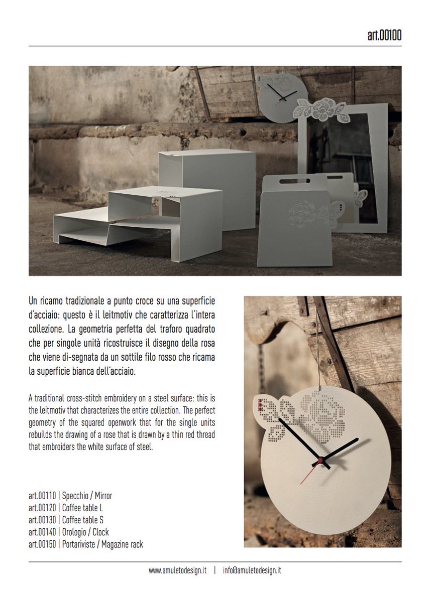 ilmioamuleto's tweet photo. Un disegno traforato da ricamare per rendere ogni pezzo un unico!
#amuletodesign #amuletosteeldesin #steeldesign #HOMI17 #homi #fieramilano https://t.co/IhiiuVd87i