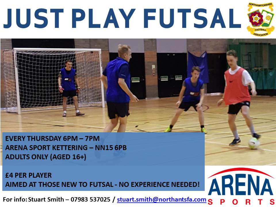 **NEW SESSION AT ARENA SPORTS** Open to anyone, great way to get involved with a new sport!! #sport #futsal #kettering #football #fitness