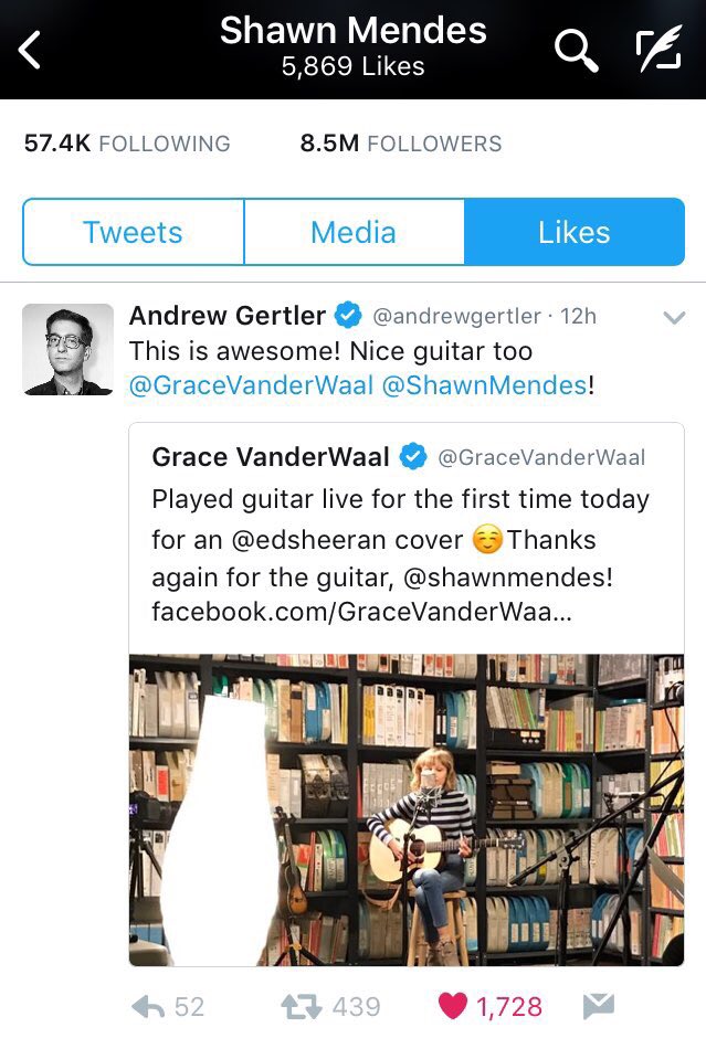 MendesArmyUpd's tweet photo. Shawn gave fav to @andrewgertler 's tweet
#iHeartAwards #Here #BestCover https://t.co/bar9WrxhxQ