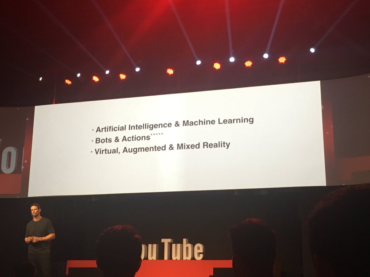 BUZ_MMC's tweet photo. Google Creative Lead Andreas Mielenhausen: Virtual, augmented &amp; mixed reality are breathtaking only if content is breathtaking. #YTPulseMENA https://t.co/Ls6ONGHSbz