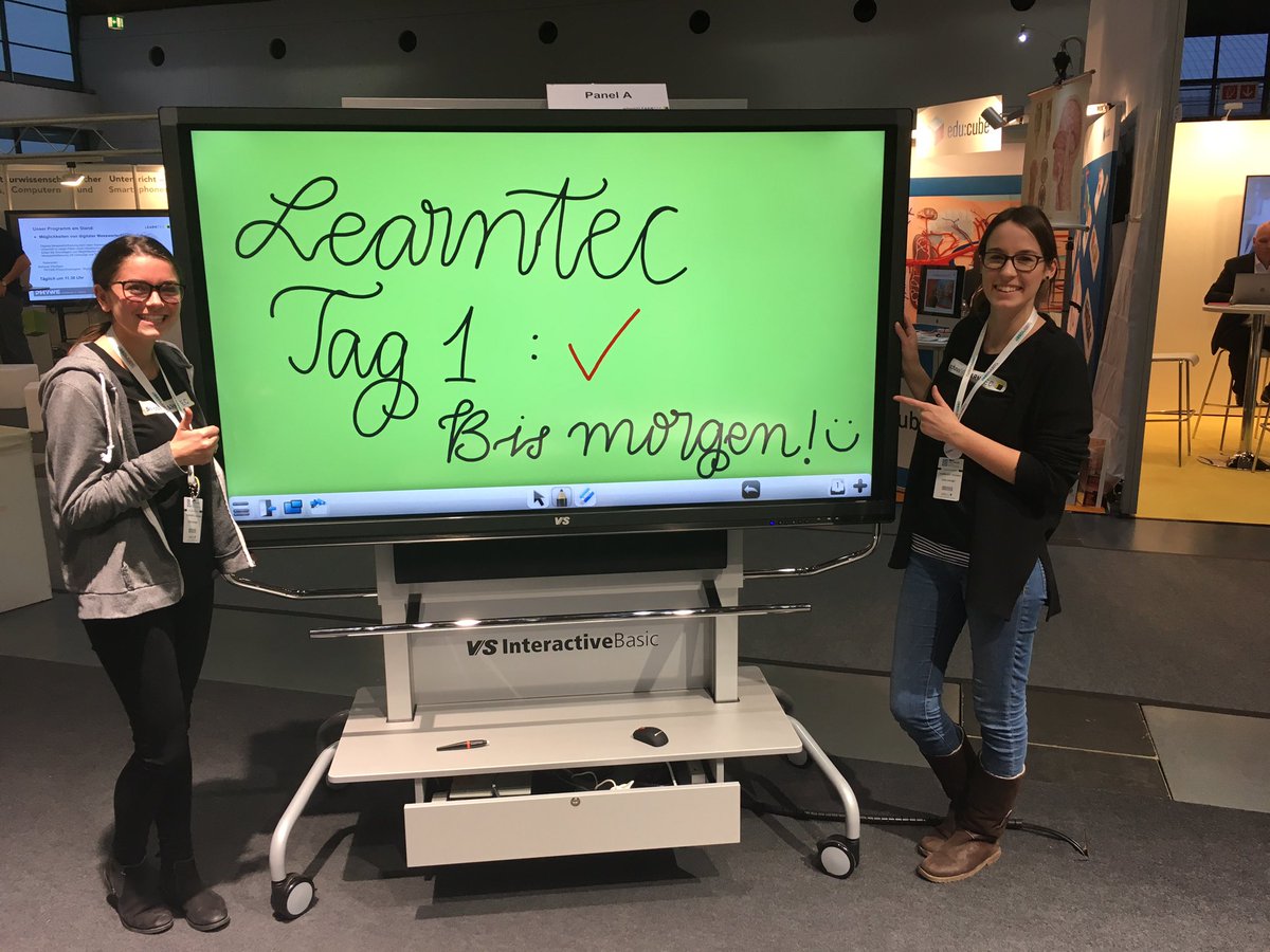 hdmgoeslearntec's tweet image. Ein spannender erster Tag geht zu Ende. Vielen Dank an alle Besucher! #MakeLearningGreatAgain