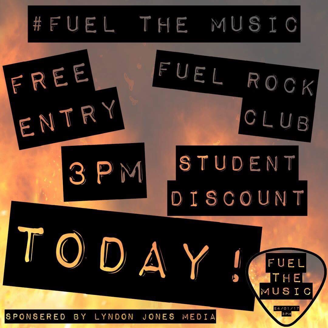 FuelTheMusic_'s tweet photo. Students get a discount so get yourselves down here!!! #FuelTheMusic  @FuelCardiff https://t.co/jRi07gzCK9