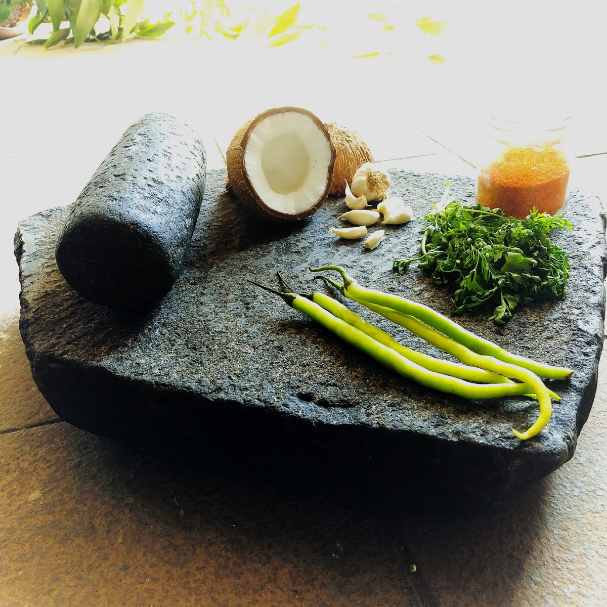 atulkasbekar's tweet photo. Like fish is to water, silbatta is to coastal curry. This prized possession of our Goan home is captured using #VivoV5Plus. @Vivo_India https://t.co/xQtjSRvhh1