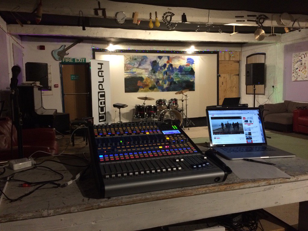 Studio all ready for another evening of #musiced done the right way at <a href="/UCANStudio1/">UCAN Studios</a> @UCanPlayTV