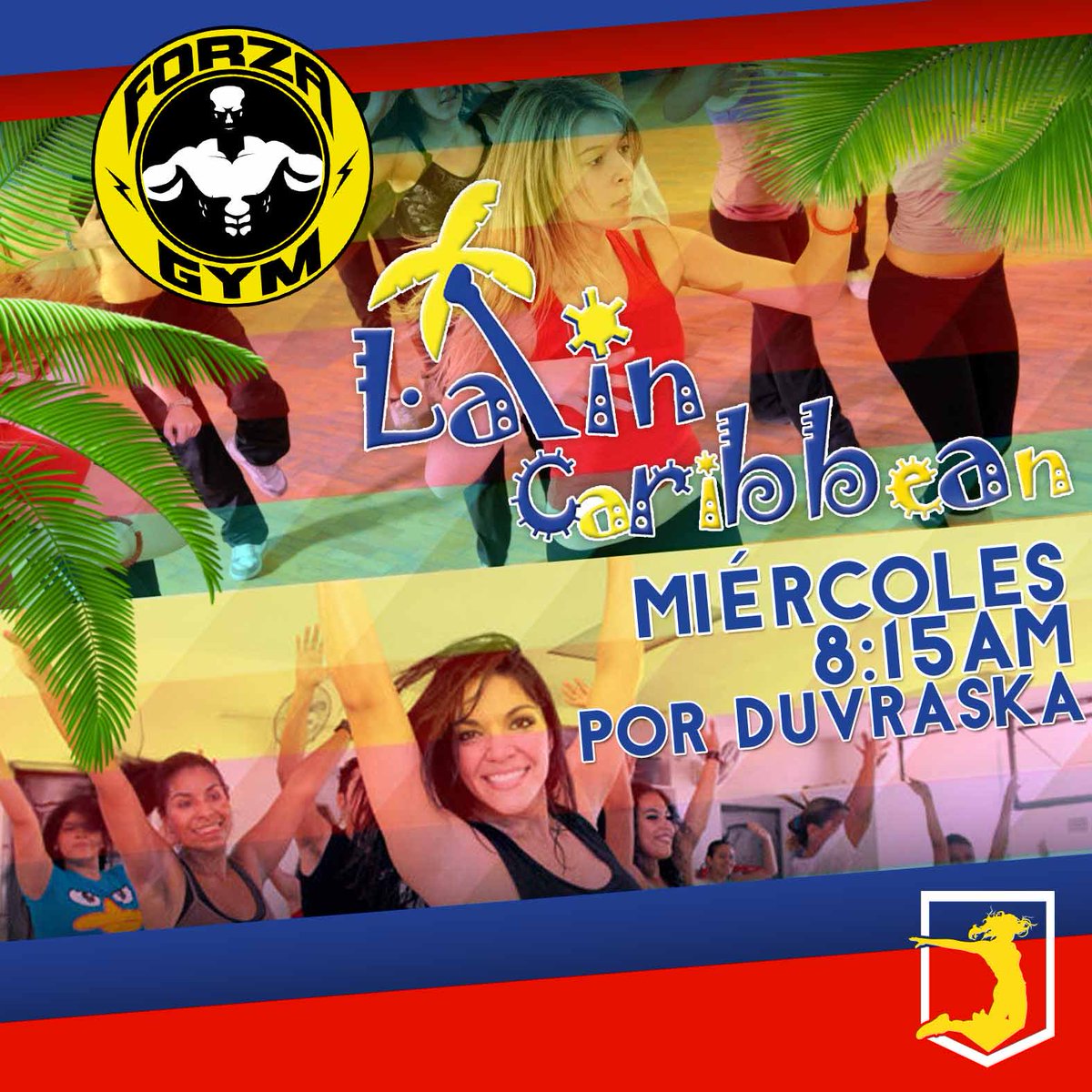 Únete a la fiesta de #LatinCaribbean 🌴 a las 8:15am todos los miércoles por la coach @duvivalent