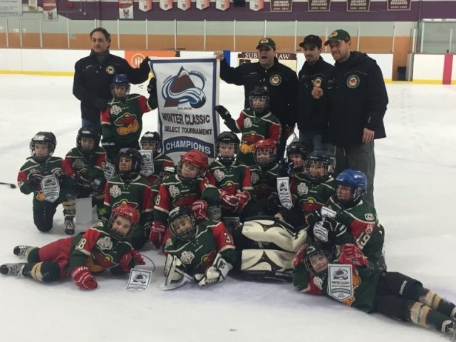 cakernature's tweet photo. These #beuties took down third turny of the season. Tyke super six @LPCHockey https://t.co/6XOMvYO1pA